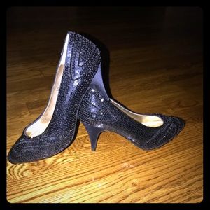 Vintage Notorious beautiful sequined heels